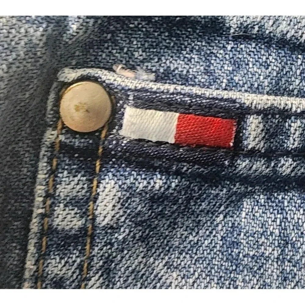 Tommy Hilfiger Jeans High Rise Straight Leg Denim Pants, Size 30‎